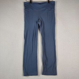 Athleta Women’s Medium Leggings Blue Gray High Rise Stretch Athletic Yoga